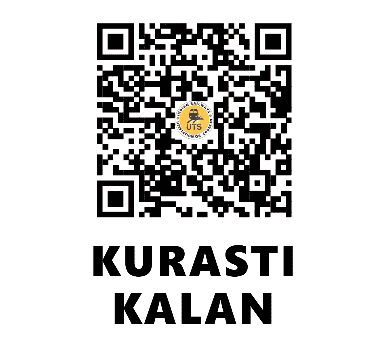 UTS QR Code for KURASTI KALAN - KKS (NC - UTTAR PRADESH)